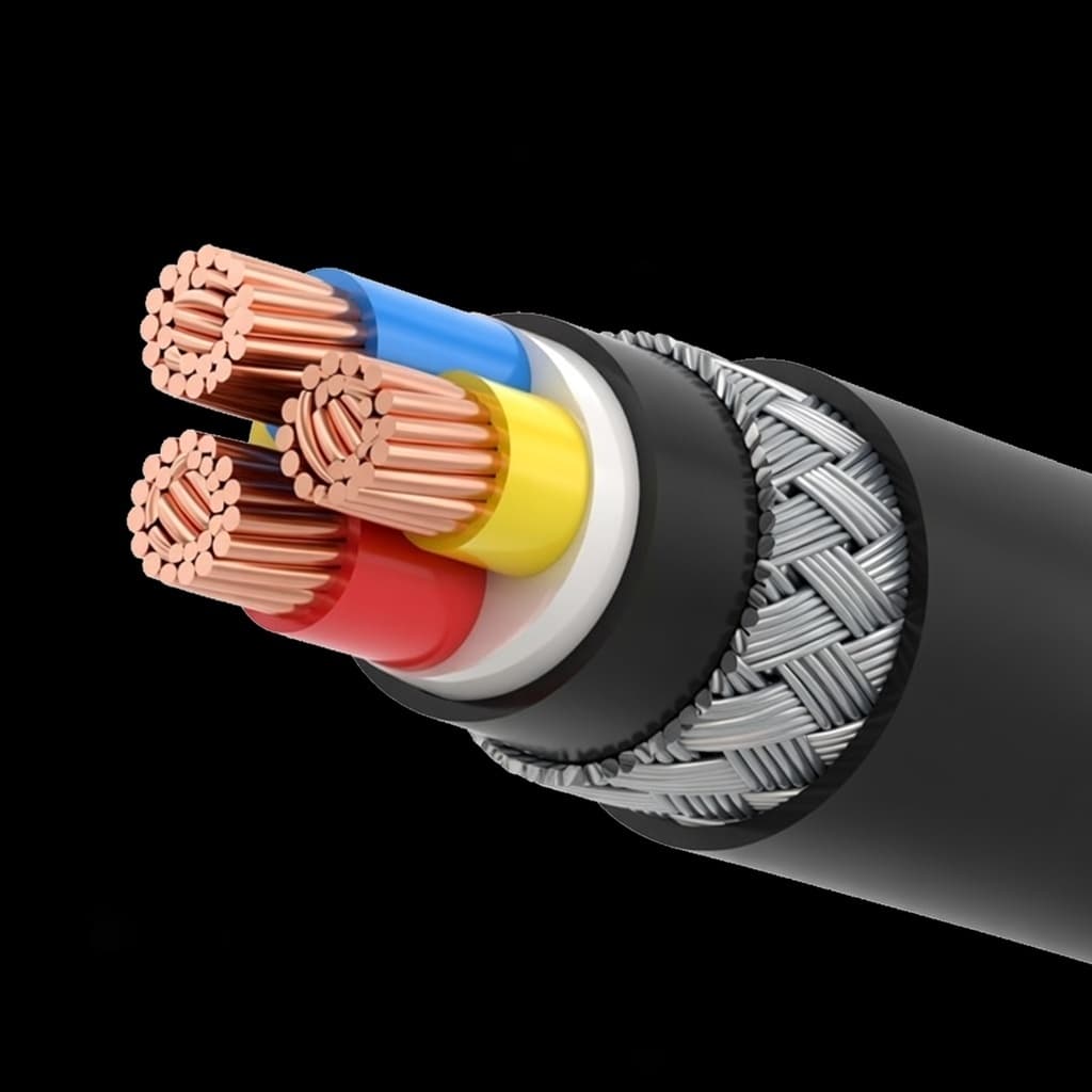 armoured copper cable 3 core